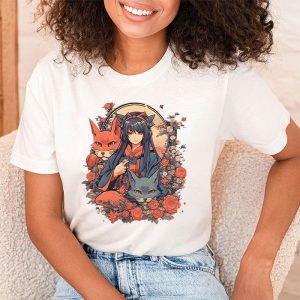 Anime Girl Gothic Waifu Japanese Aesthetic Kawaii Otaku T Shirt 1 1