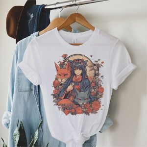 Anime Girl Gothic Waifu Japanese Aesthetic Kawaii Otaku T Shirt 2 1