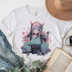 Anime Girl Gothic Waifu Japanese Aesthetic Kawaii Otaku T Shirt 2 2