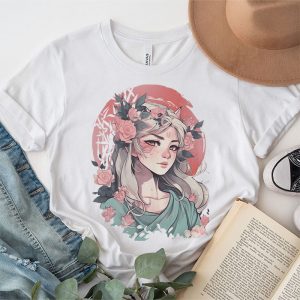 Anime Girl Gothic Waifu Japanese Aesthetic Kawaii Otaku T Shirt 2 3