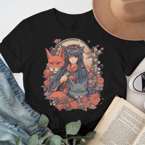 Anime Girl Gothic Waifu Japanese Aesthetic Kawaii Otaku T Shirt 3 1
