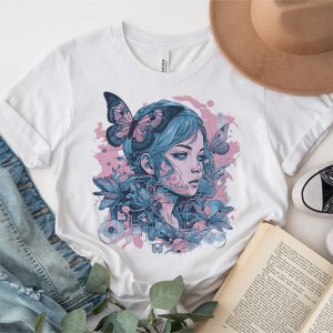 Anime Girl Gothic Waifu Japanese Aesthetic Kawaii Otaku T Shirt 3