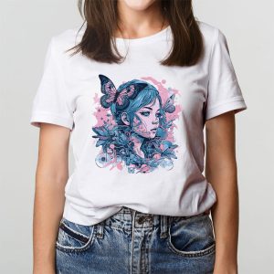 Anime Girl Gothic Waifu Japanese Aesthetic Kawaii Otaku T Shirt 5