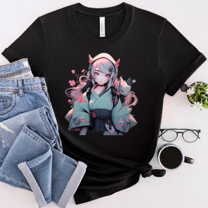 Anime Girl Gothic Waifu Japanese Aesthetic Kawaii Otaku T-Shirt