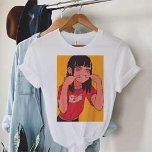 Anime Girl Waifu Japanese Retro 90s Lofi Aesthetic Otaku T Shirt 2 2