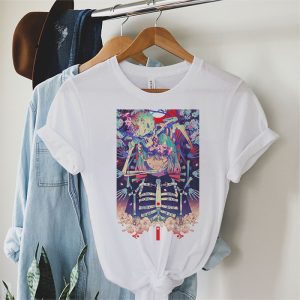 Anime Girl Waifu Japanese Retro 90s Lofi Aesthetic Otaku T Shirt 2