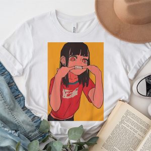 Anime Girl Waifu Japanese Retro 90s Lofi Aesthetic Otaku T Shirt 3 2