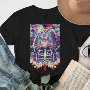 Anime Girl Waifu Japanese Retro 90s Lofi Aesthetic Otaku T Shirt 3