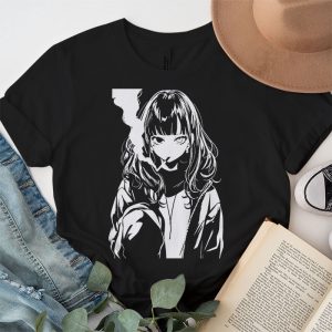 Anime Horror Girl Aesthetic Soft Grunge Waifu Japanese Otaku T Shirt 2 2