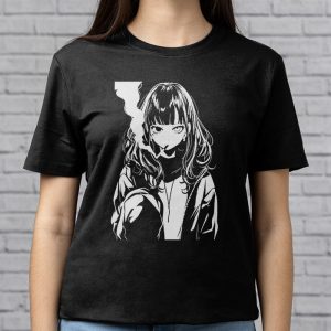 Anime Horror Girl Aesthetic Soft Grunge Waifu Japanese Otaku T Shirt 2 4