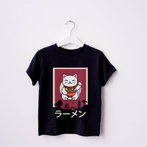 Anime Ramen Cat Retro Japanese Noodles Aesthetic Kawaii Gift T Shirt 3 1