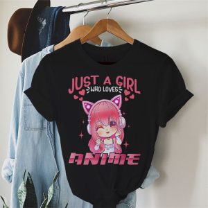 Anime Shirts For Girls Women Just A Girl Who Loves Anime T Shirt 2 2