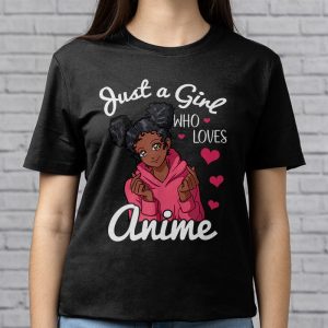 Anime Shirts For Girls Women Just A Girl Who Loves Anime T Shirt 4 4