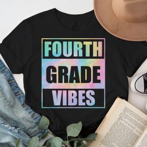 Back To School 4th Grade Vibes First Day Of School Teachers T Shirt a 3