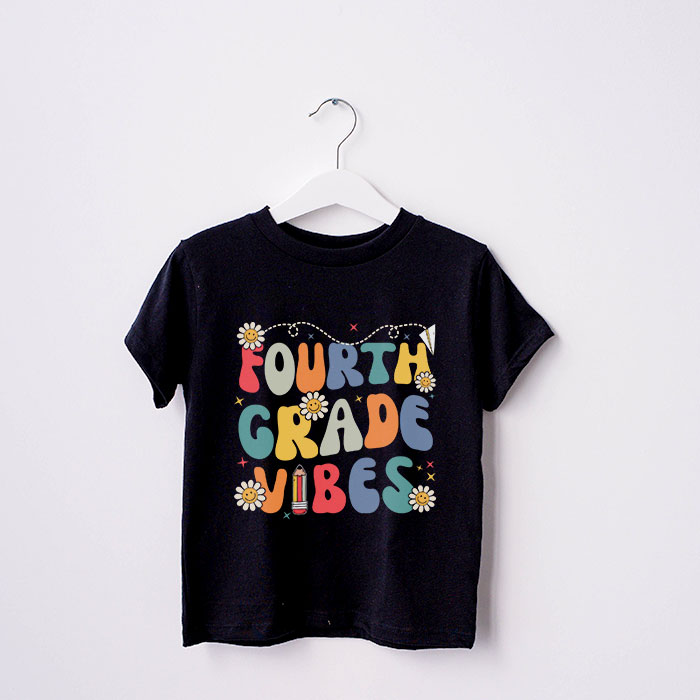 Back-To-School-Fourth-Grade-Retro-Teacher-Women-Kids-T-Shirt-2-3 Back To School Fourth Grade Retro Teacher Women Kids T Shirt 2 3