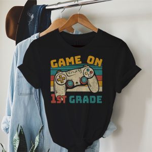 Cute Back To School Outfits Game On 1st Grade Funny T-Shirt 1