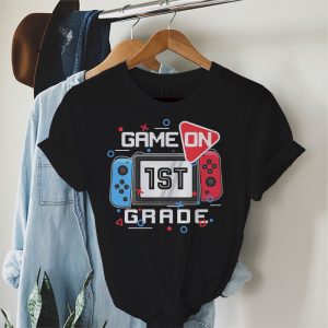 Cute Back To School Outfits Game On 1st Grade Funny T-Shirt 2