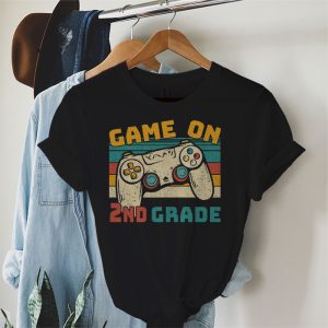 Back To School Game On 2nd Grade Funny Gamer Kids Boys T-Shirt