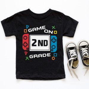 Back To School Game On 2nd Grade Funny Gamer Kids Boys T Shirt 4 2