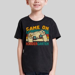 Back To School Game On Kindergarten Funny Gamer Kids Boys T Shirt 1