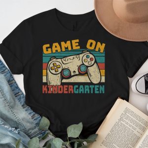 Back To School Game On Kindergarten Funny Gamer Kids Boys T Shirt 2