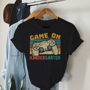 Back To School Game On Kindergarten Funny Gamer Kids Boys T-Shirt