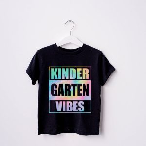 Back To School Kindergarten Vibes First Day Of School Teachers T Shirt a 4