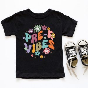 Back To School Kindergarten Vibes Retro Teacher Women Kids T Shirt 9 3