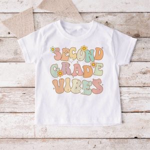 Back To School Kindergarten Vibes Retro Teacher Women Kids T Shirt B 4