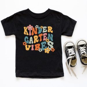 Back To School Kindergarten Vibes Retro Teacher Women Kids T Shirt K 3