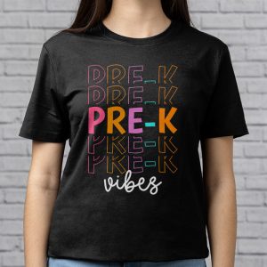 Back To School Pre K Vibes Retro Teacher Women Kids T Shirt 4 4