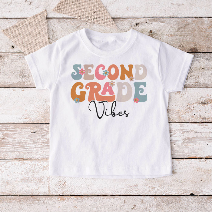 Back-To-School-Second-Grade-Vibes-Retro-Teacher-Women-Kids-T-Shirt-3-5 Back To School Second Grade Vibes Retro Teacher Women Kids T Shirt 3 5