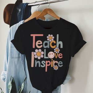 Welcome Back To School Teach Love Inspire Retro Special Teachers Kids T-Shirt 1 2 Back To School Teach Love Inspire Retro Teachers Women Kids T Shirt 2