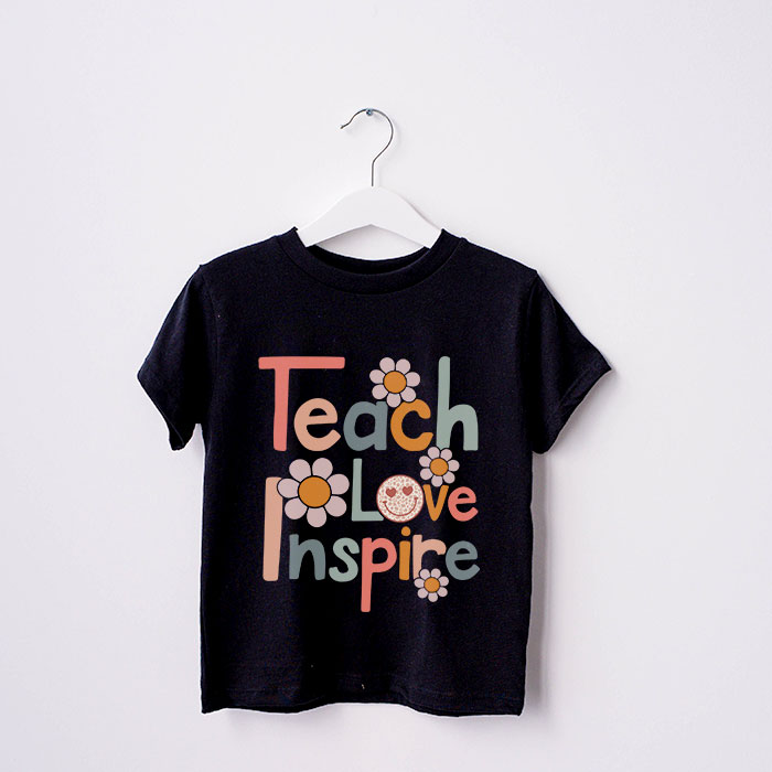 Back-To-School-Teach-Love-Inspire-Retro-Teachers-Women-Kids-T-Shirt-4 Back To School Teach Love Inspire Retro Teachers Women Kids T Shirt 4