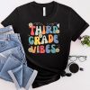 Back To School Third Grade Vibes Retro Teacher Women Kids T-Shirt 2