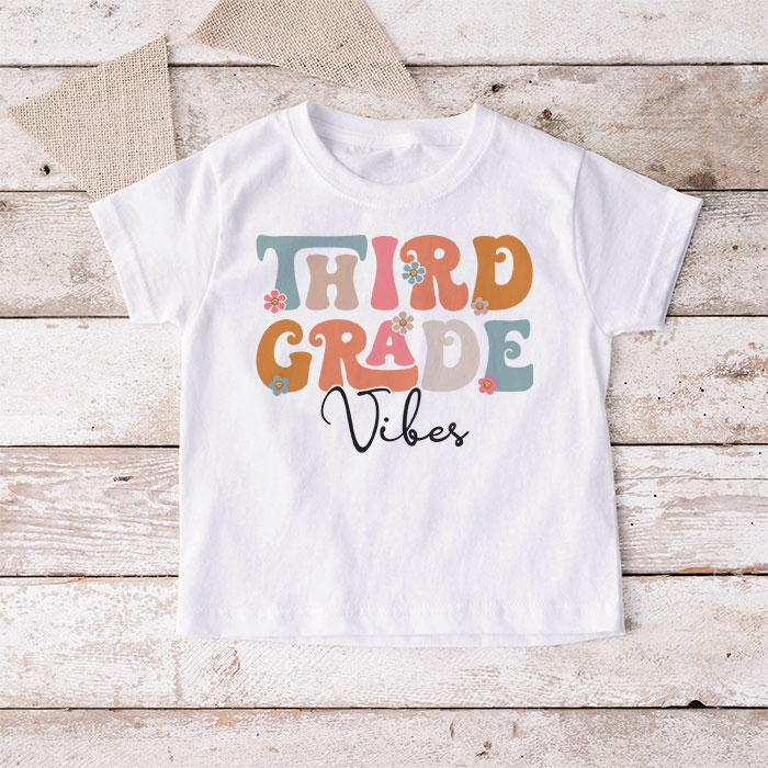 Back-To-School-Third-Grade-Vibes-Retro-Teacher-Women-Kids-T-Shirt-3-5 Back To School Third Grade Vibes Retro Teacher Women Kids T Shirt 3 5