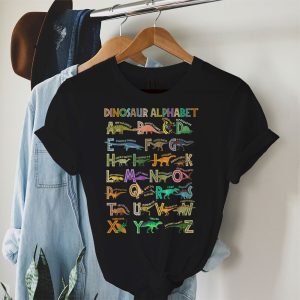 Kindergarten Alphabet Worksheets Dinosaurs Alphabet Identification T-Shirt 3