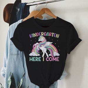 Back To School Unicorn Kindergarten Here I come School Girls T-Shirt