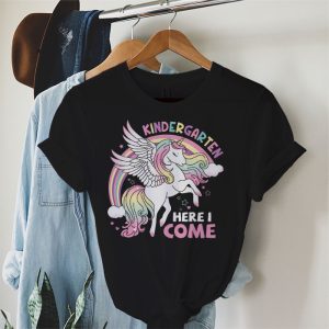 Back To School Unicorn Kindergarten Here I come School Girls T-Shirt