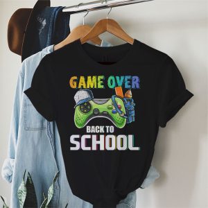 Back to School Funny Game Over Teacher Student Controller T-Shirt 3 2 Back to School Funny Game Over Teacher Student Controller T Shirt 3 2