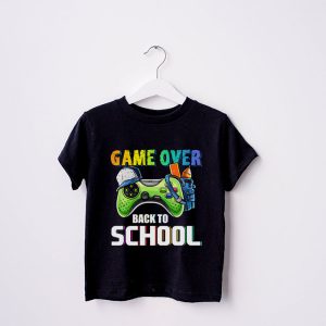 Back to School Funny Game Over Teacher Student Controller T-Shirt 3 4 Back to School Funny Game Over Teacher Student Controller T Shirt 3 4