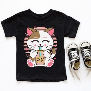 Boba Cat Boba Tea Bubble Tea Kawaii Anime Cat Kawaii Neko T Shirt 4 1