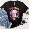 Boba Tea Bubble Tea Milk Tea Anime Axolotl T-Shirt 1