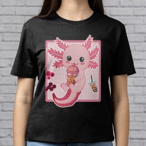 Boba Tea Bubble Tea Milk Tea Anime Axolotl T Shirt 2 4