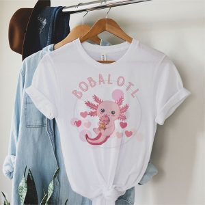 Boba Tea Bubble Tea Milk Tea Anime Axolotl T Shirt 3 2