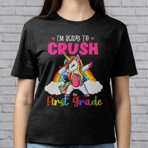 Crush 1st Grade Dabbing Unicorn Back to School Girls Gift T Shirt 5