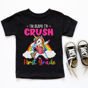 Crush 1st Grade Dabbing Unicorn Back to School Girls Gift T Shirt 6