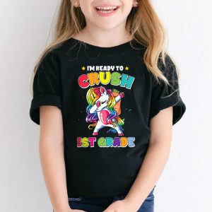Crush 1st Grade Dabbing Unicorn Back to School Girls Gift T Shirt c 2