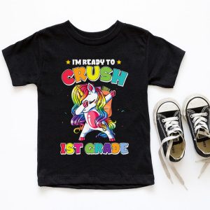 Crush 1st Grade Dabbing Unicorn Back to School Girls Gift T Shirt c 6