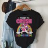 Crush 2ND GRADE Dabbing Unicorn Back to School Girls Gift T-Shirt A